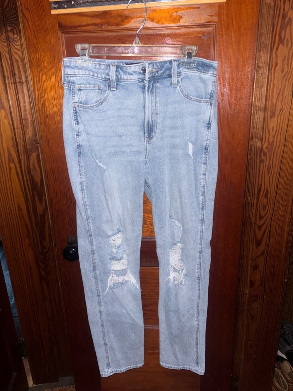 Hollister ultra high rise mom jeans